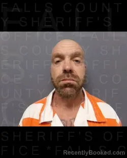 Booking photo from Falls County, Texas