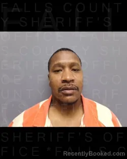 Booking photo from Falls County, Texas