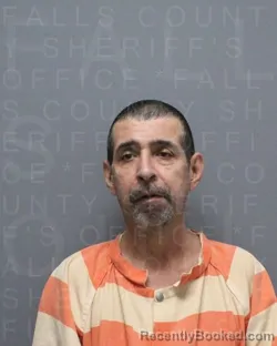 Booking photo from Falls County, Texas
