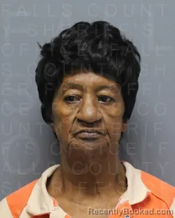 Mugshot of Glorious Deloris Courtney booked in Falls County, Texas on September 20, 2026