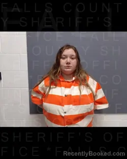 Mugshot of KYLEE PIERCE booked in Falls County, Texas on March 30, 2026