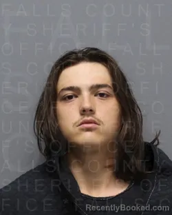 Mugshot of CADEN ANTHONY SPAIN booked in Falls County, Texas on April 4, 2026