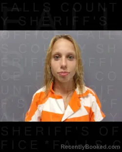 Mugshot of SAVANNAH ELIZABETH ANN LEMONS booked in Falls County, Texas on April 13, 2026