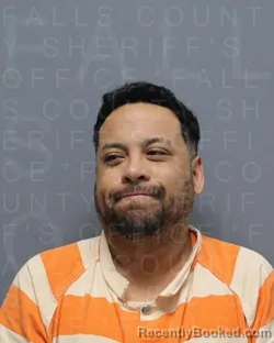 Mugshot of GILBERTO ADAMES-TOVAR booked in Falls County, Texas on April 16, 2026