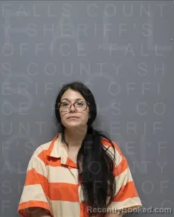 Mugshot of LAURA FOSTER-HARRIS booked in Falls County, Texas on April 21, 2026