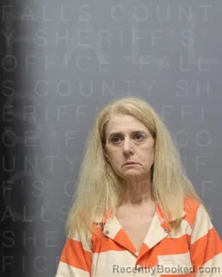 Mugshot of KRISTY BRYAN HOWERY booked in Falls County, Texas on May 23, 2026