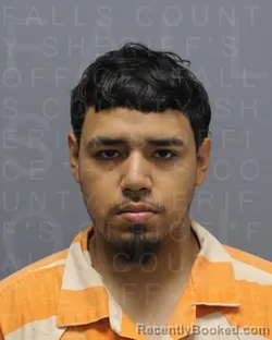 Mugshot of LUIS QUINTERO booked in Falls County, Texas on May 27, 2026