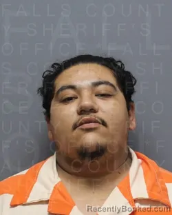 Mugshot of EVERARDO VARGAS booked in Falls County, Texas on May 29, 2026