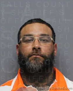 Mugshot of RUDY EDWARD VALADEZ booked in Falls County, Texas on June 1, 2026