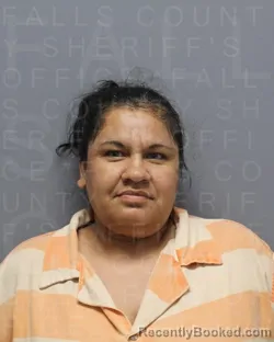 Mugshot of MELISSA MCKEE booked in Falls County, Texas on June 9, 2026