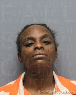 Mugshot of Sharleen Ann David booked in Falls County, Texas on August 24, 2026