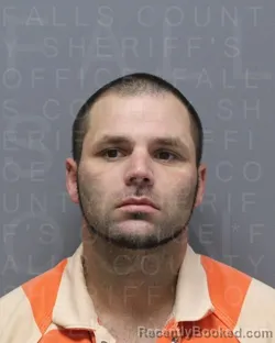 Mugshot of Brent Colin Manes booked in Falls County, Texas on September 26, 2026