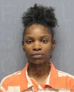 Mugshot of Taniyah Danae Horn booked in Falls County, Texas on August 24, 2026