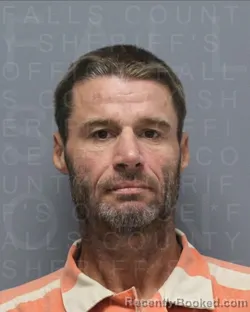 Mugshot of Jerod Keith Johnson booked in Falls County, Texas on September 9, 2026