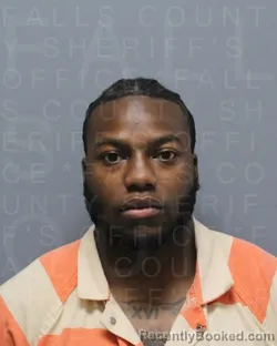 Mugshot of Jaylon Deshawn Gibson booked in Falls County, Texas on September 10, 2026