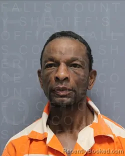Mugshot of Homer Jay Carroll booked in Falls County, Texas on September 24, 2026