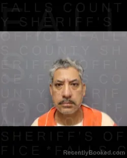 Mugshot of Eduardo Cano Gonzalez booked in Falls County, Texas on September 28, 2026