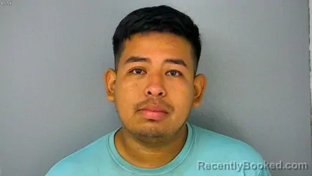 Mugshot of Jose Ernesto Guevara Isavas booked in James City County, Virginia on August 28, 2026
