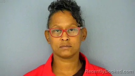 Mugshot of Kelly Yvonne Lawrence booked in James City County, Virginia on September 28, 2026