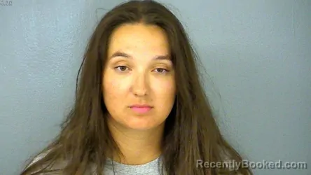 Mugshot of Megan Erika Sauter booked in James City County, Virginia on September 5, 2026