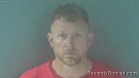 Mugshot of JOHN ASHTON ARMENTROUT booked in New Kent County, Virginia on May 12, 2026