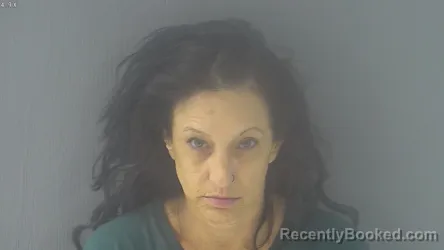 Mugshot of KRISTEN COLE BLACKERBY booked in New Kent County, Virginia on July 9, 2026