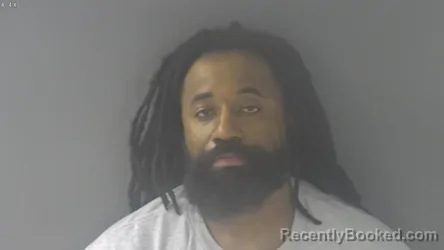 Mugshot of Lance Marquis Darden booked in New Kent County, Virginia on August 6, 2026