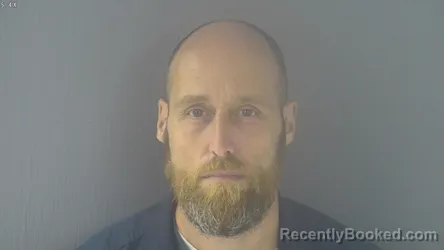 Mugshot of Jay Scott Burrows booked in New Kent County, Virginia on August 20, 2026