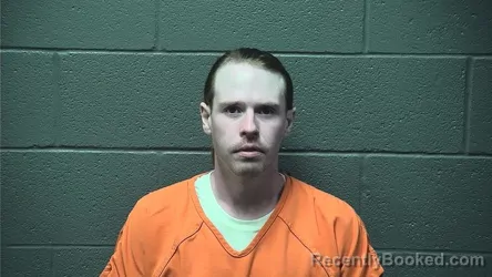 Mugshot of Brandon Keith Riley booked in Rappahannock County, Virginia on April 24, 2026