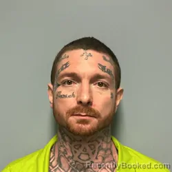 Mugshot of KEVIN SHANE BRADBURY booked in Roanoke County, Virginia on April 23, 2026