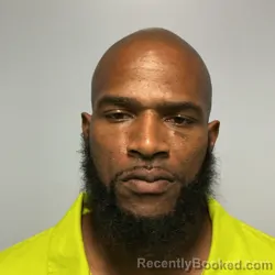 Mugshot of DOMINIC SHARIFF SAUNDERS booked in Roanoke County, Virginia on June 27, 2026
