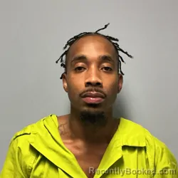 Mugshot of Kwamane Cordale Patterson booked in Roanoke County, Virginia on July 14, 2026