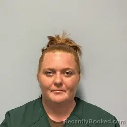 Mugshot of Meghan Elizabeth Sizemore booked in Roanoke County, Virginia on July 18, 2026
