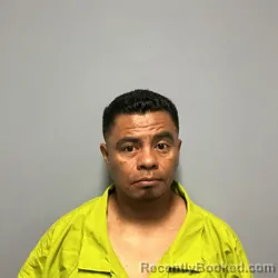 Mugshot of Roberto Arturo Garcia Zelaya booked in Roanoke County, Virginia on July 21, 2026