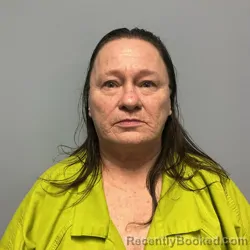 Mugshot of Kerry Lyons Montgomery booked in Roanoke County, Virginia on July 23, 2026