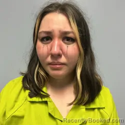Mugshot of Kayla Elizabeth Harvey booked in Roanoke County, Virginia on July 25, 2026