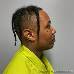Mugshot of Rasheed Lamont Woolfolk booked in Roanoke County, Virginia on July 25, 2026