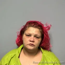 Mugshot of Cassandra Lee Caldwell booked in Roanoke County, Virginia on July 26, 2026