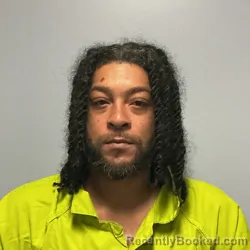 Mugshot of Shamon Donzale Lewis booked in Roanoke County, Virginia on July 27, 2026