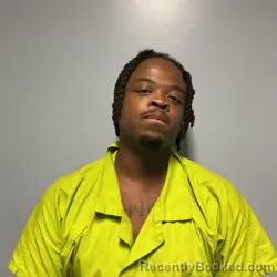 Mugshot of Deshaun Eric Hunt booked in Roanoke County, Virginia on July 29, 2026