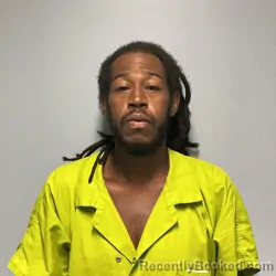 Mugshot of Antonio Rashad Brown booked in Roanoke County, Virginia on July 31, 2026