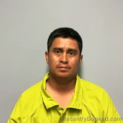 Mugshot of Angel Noe Gonzalez Canales booked in Roanoke County, Virginia on August 1, 2026