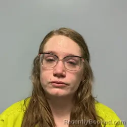 Mugshot of Chelsea Elaine Francisco booked in Roanoke County, Virginia on August 2, 2026