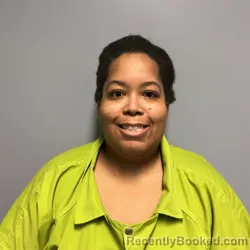 Mugshot of Nadja Burke booked in Roanoke County, Virginia on August 6, 2026