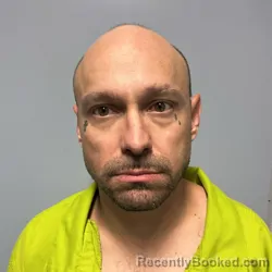 Mugshot of Daniel Joseph Norwood booked in Roanoke County, Virginia on August 6, 2026