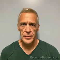 Mugshot of Daniel Paul Cox booked in Roanoke County, Virginia on August 8, 2026