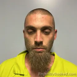 Mugshot of Cody Alan Shell booked in Roanoke County, Virginia on August 30, 2026