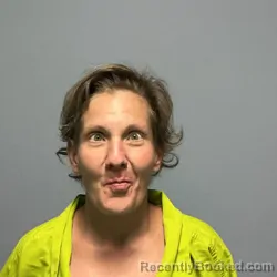 Mugshot of Stefanie Johanna Scholz booked in Roanoke County, Virginia on August 31, 2026