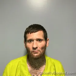 Mugshot of Patrick Joshua Greear booked in Roanoke County, Virginia on September 8, 2026