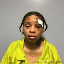 Mugshot of Rae'ona Nashae Hampton booked in Roanoke County, Virginia on September 15, 2026